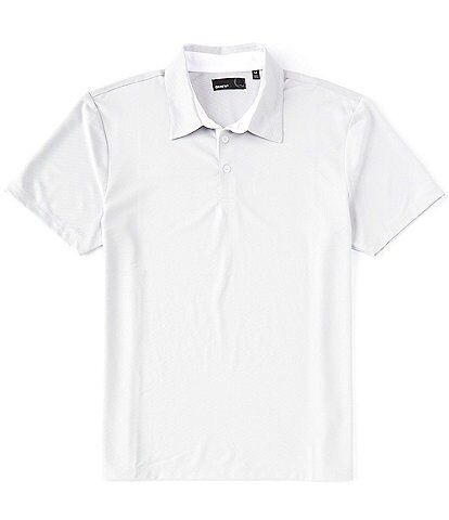 Quieti Twill Textured Short-Sleeve Polo Shirt