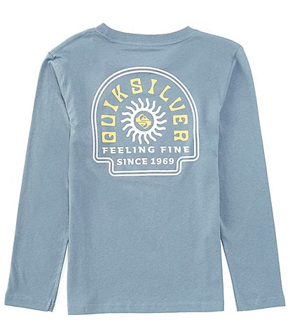 Quiksilver Big Boys 8-20 Long Sleeve State Of Mind T-Shirt