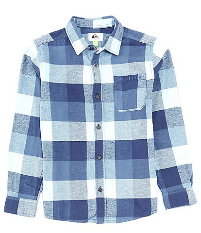 Quiksilver Big Boys 8-20 Long Sleeve Motherfly Youth Button Up Shirt