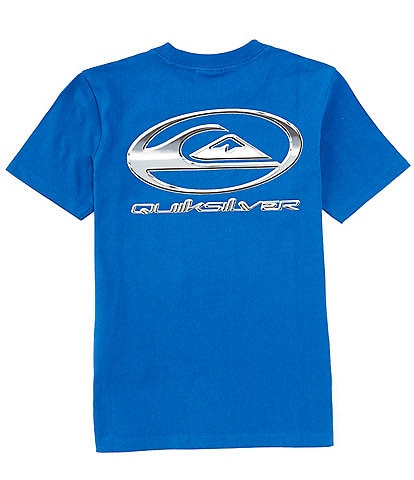 Quiksilver Big Boys 8-20 Short Sleeve Chrome Logo T-Shirt