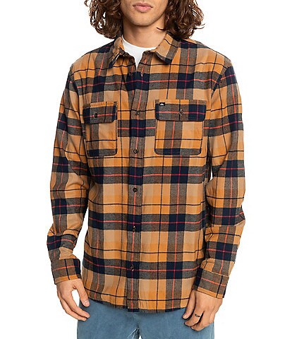 Quiksilver Kinsale Long-Sleeve Yarn-Dyed Checked Shirt