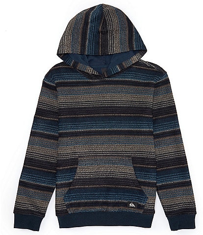 Quiksilver Little Boys 2T-7 Long-Sleeve Great Otway Yarn-Dyed-Stripe French Terry Hoodie