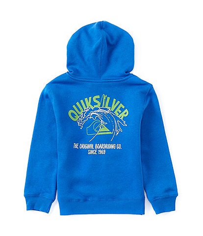 Quiksilver Little Boys 2T-7 Long Sleeve Over The Wave Graphic Hoodie