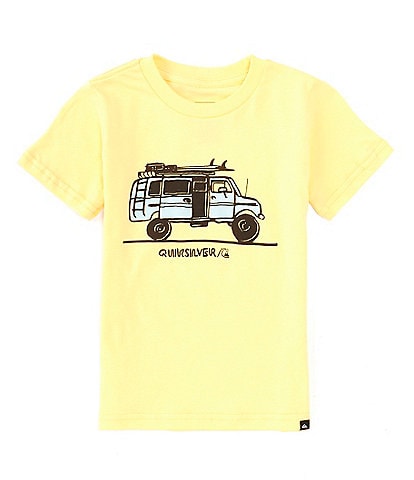 Quiksilver Little Boys 2T-7 Short Sleeve Off And Ready T-Shirt