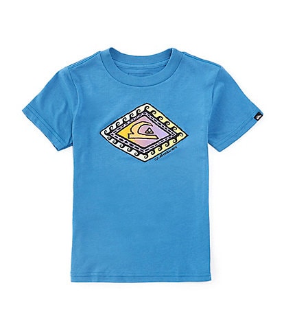 Quiksilver Little Boys 2T-7 Short Sleeve Markers Wave T-Shirt