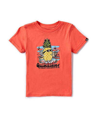 Quiksilver Little Boys 2T-7 Short Sleeve Pineapple Vibes T-Shirt