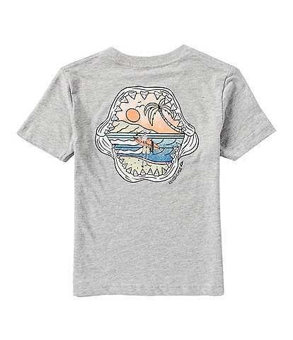 Quiksilver Little Boys 2T-7 Short-Sleeve Shark's Mouth T-Shirt