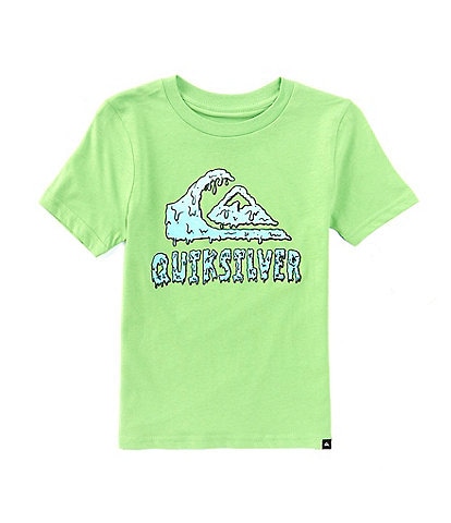 Quiksilver Little Boys 2T-7 Short Sleeve Slime Logo T-Shirt