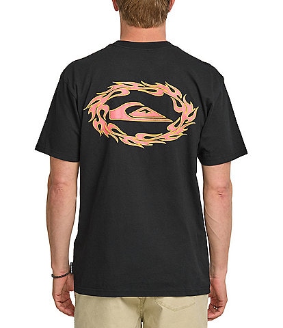 Quiksilver Oval Torch Mow Graphic Short Sleeve T-Shirt