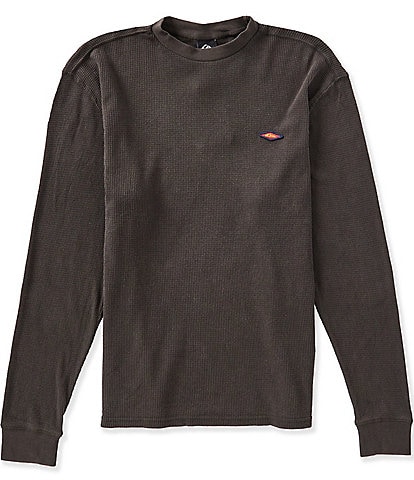 Quiksilver Saltwater Waffle-Knit Thermal Sweatshirt