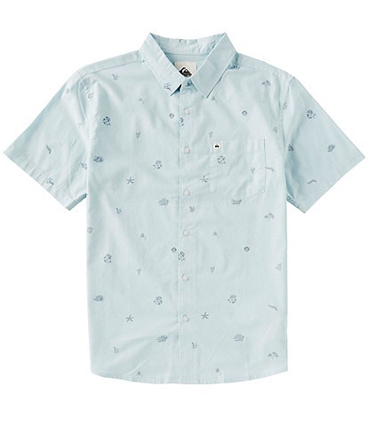 Quiksilver Short Sleeve Mini Tropical Print Apero Classic Woven Shirt