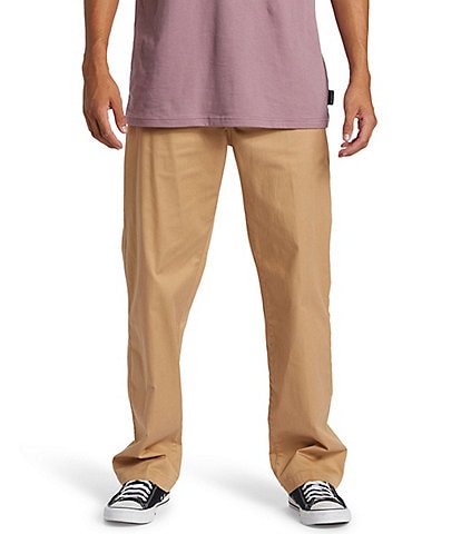 Quiksilver Union Straight Fit Stretch Chino Pants