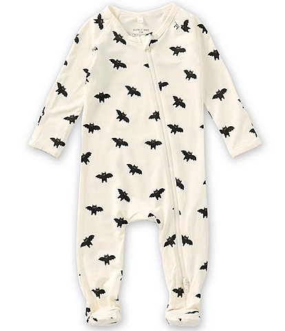 Quincy Mae Baby Boys Bat Print Footed Coverall
