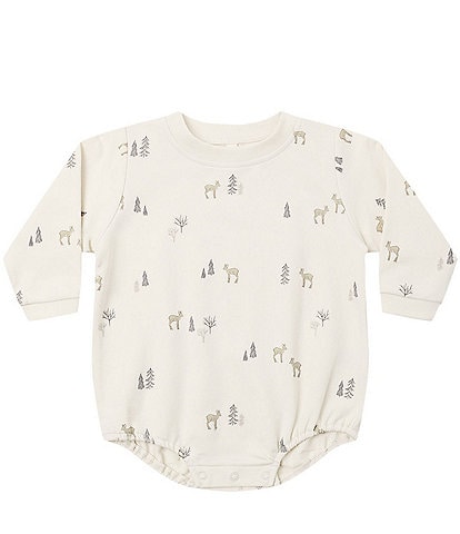 Quincy Mae Baby Boys Deer Bubble Romper