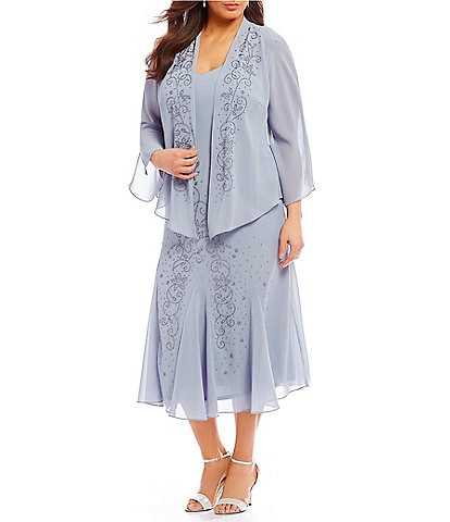 Plus-Size Jacket Dresses | Dillard's