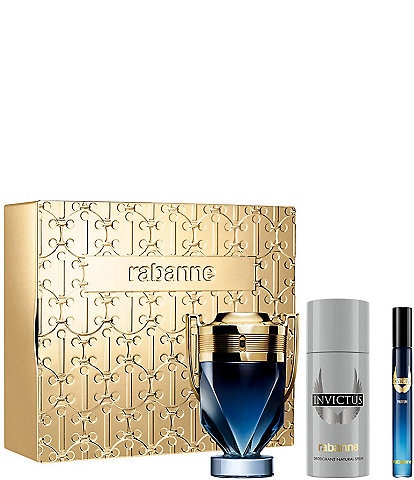 Rabanne Invictus Parfum 3 Piece Gift Set