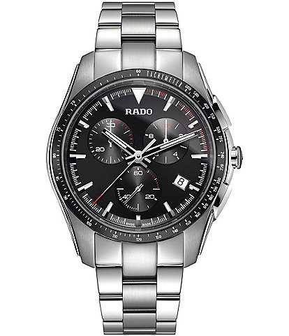 RADO Men's Hyperchrome Chronograph Stainless Steel Bracelet Watch