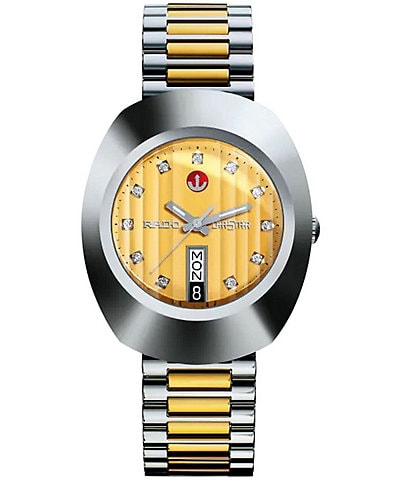 RADO Men's The Original Automatic Two Tone Stainless Steel Bracelet Watch