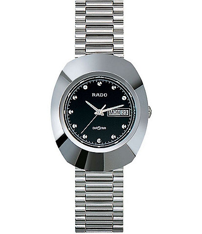 RADO Men's The Original Quartz Analog Stainless Steel Bracelet Watch