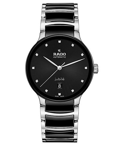 RADO Unisex Centrix Diamonds Automatic Two Tone Stainless Steel Bracelet Watch