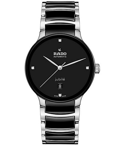 RADO Unisex Centrix Diamonds Automatic Two Tone Stainless Steel Analog Watch