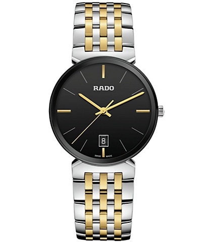 RADO Unisex Florence Classic Quartz Analog Two Tone Stainless Steel Bracelet Watch
