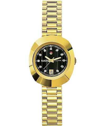 RADO Women's The Original Automatic Gold Stainless Steel Bracelet Watch