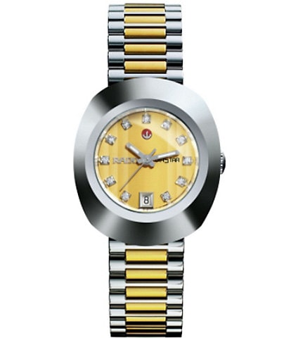 RADO Women's The Original Automatic Two Tone Stainless Steel Bracelet Watch