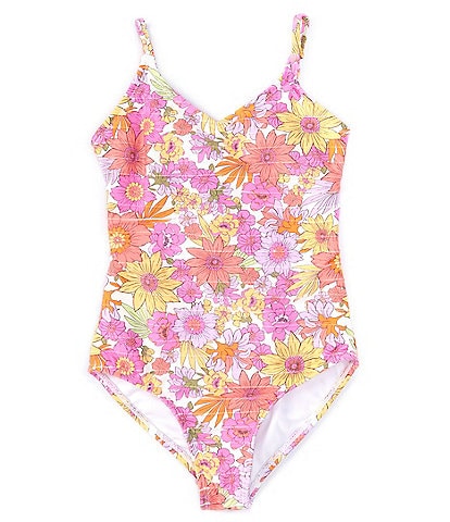 Raisins Big Girls 7-16 She's Sunny Vintage Floral-Print One-Piece Swimsuit