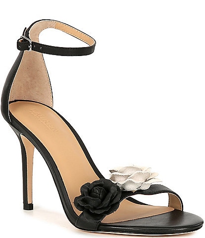 Lauren Ralph Lauren Allie Floral Leather Sandals