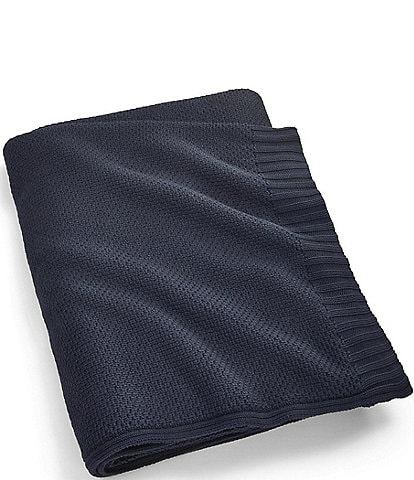 Ralph Lauren Ariel Knit Cotton Bed Blanket