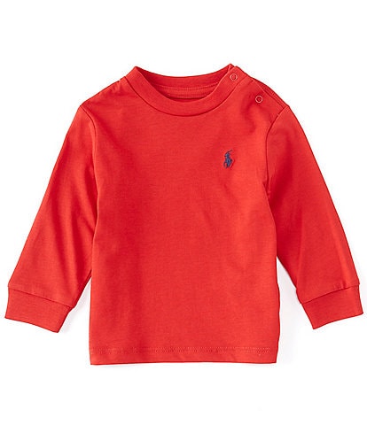 Ralph Lauren Baby Boys 3-24 Months Long Sleeve Basic T-Shirt