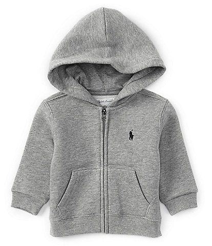 Ralph Lauren Baby Boys 3-24 Months Long Sleeve Hooded Fleece Jacket