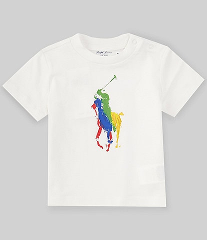 Ralph Lauren Baby Boys 3-24 Months Short Sleeve Big Pony Jersey T-Shirt