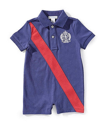Ralph Lauren Baby Boys 3-24 Months Short-Sleeve Crest Jersey Polo Shortall