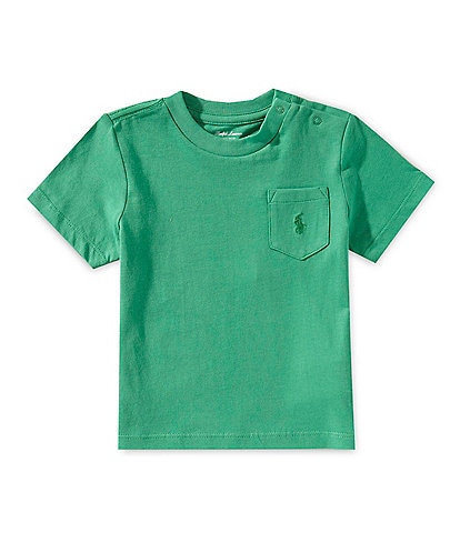Ralph Lauren Baby Boys Short Sleeve Pocket Jersey T-Shirt