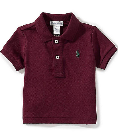 Ralph Lauren Baby Boys Short Sleeve Mesh Polo Shirt