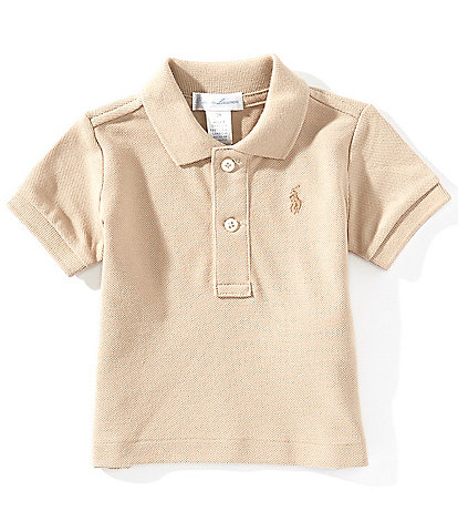 Ralph Lauren Baby Boys Short Sleeve Mesh Polo Shirt