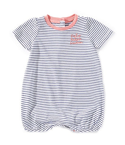 Ralph Lauren Baby Girls 3-24 Months Short-Sleeve Striped Jersey Bodysuit