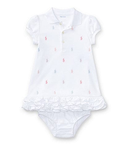 Ralph Lauren Baby Girls 3-24 Months Schiffli Embroidered Polo Dress