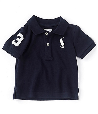 Ralph Lauren Baby Boys 3-24 Months Short Sleeve Big Pony Polo Shirt