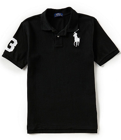Polo Ralph Lauren Big Boys 8-20 Short Sleeve Basic Mesh Big Pony Player Polo Shirt