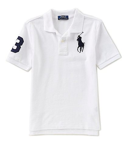 Polo Ralph Lauren Big Boys 8-20 Short Sleeve Basic Mesh Big Pony Player Polo Shirt