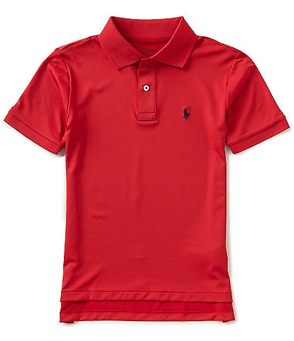 Polo Ralph Lauren Big Boys 8-20 Solid Short Sleeve Stretch Polo Shirt