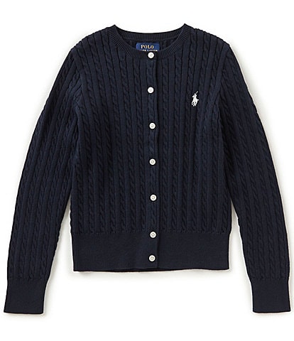 Polo Ralph Lauren Childrenswear Big Girls 7-16 Cardigan Sweater