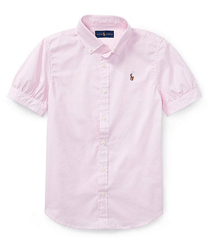 Polo Ralph Lauren Big Girls 7-16 Oxford Button-Down Shirt