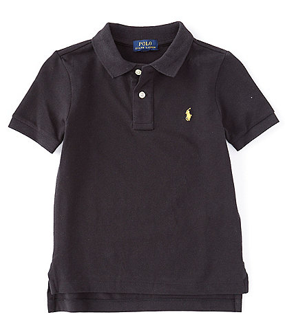 Polo Ralph Lauren Little Boys 2T-7 Short Sleeve Collegiate Mesh Polo Shirt