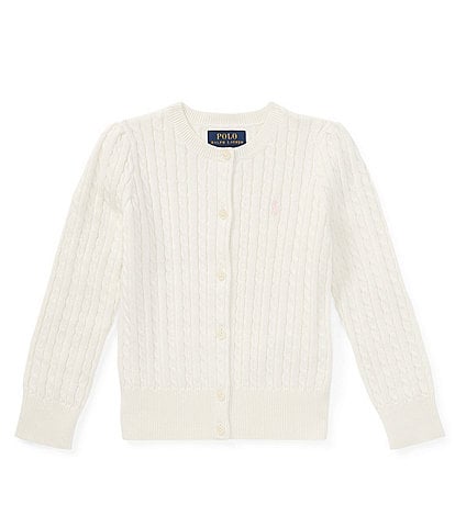 girls tan cardigan