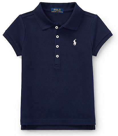 Polo Ralph Lauren Childrenswear Little Girls 2T-6X Mesh Polo Shirt
