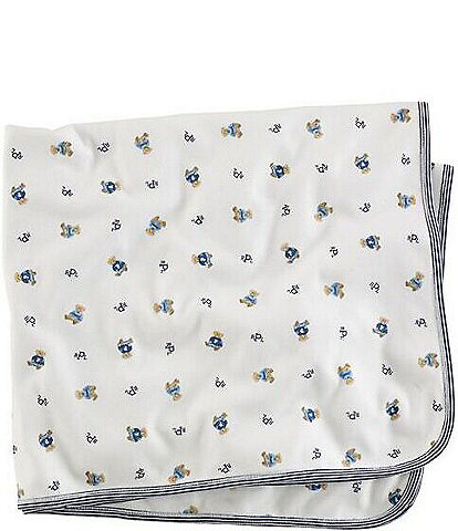 Ralph Lauren Baby Reversible Printed Receiving Blanket